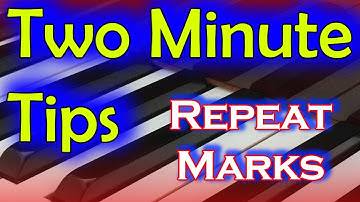 Two Minute Tip Tuesday - Music Repeat Marks