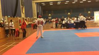 Taekwondo Denmark chempionship 2014 Merab shukakidze 2 Raund