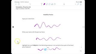 Notability Tutorial 3