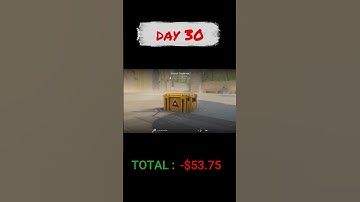 DAY 30 of opening a CS2 case until we hit a GOLD #csgo #cs2 #caseopening #ohnepixelbest #gold