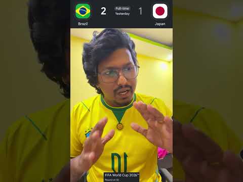 BRAZIL 2 - 1 JAPAN #fifaworldcup #worldcup #brazil #japan