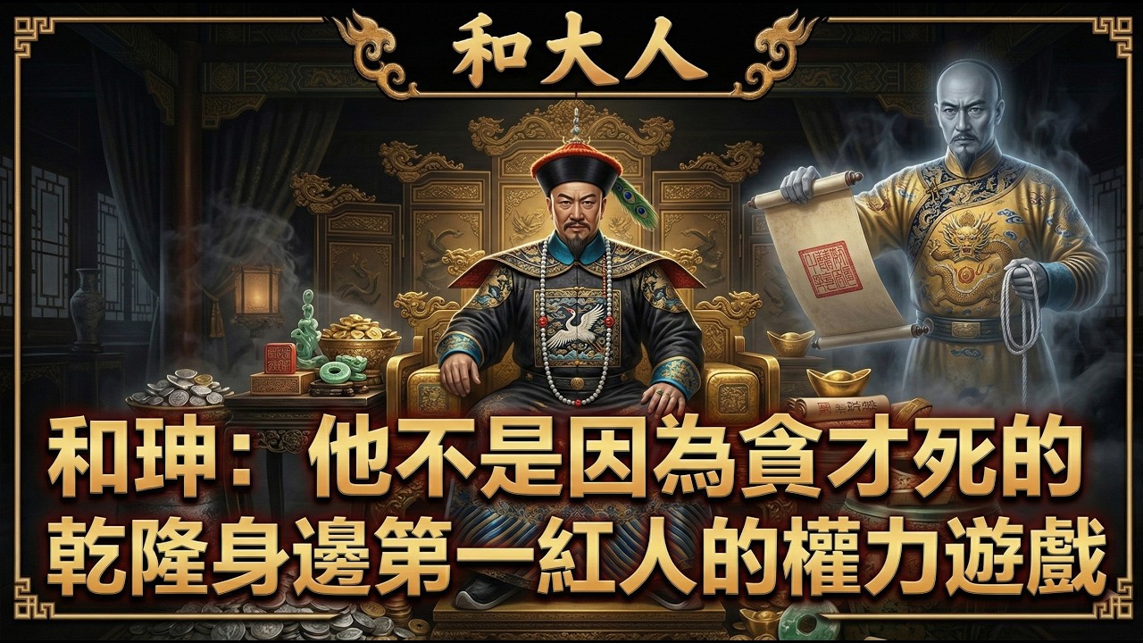 和珅：他不是因為貪才死的——乾隆身邊第一紅人的權力遊戲