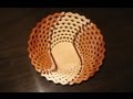 Woodworking - make a Scroll Saw Bowl ( Basket )