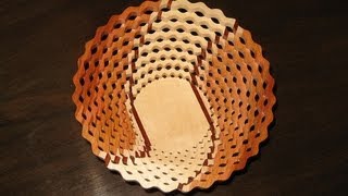 Make a scroll saw basket out of scrap wood and cut-offs. You can find the pattern here: ...