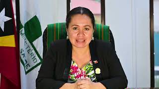 Dr Élia A.A. dos Reis Amaral, Minister of Health of Timor-Leste