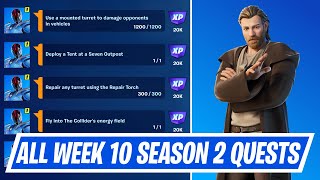 Fortnite Week 10 Season Quest Challenges - How to complete Week 10 Season Quests Chapter 3 Season 2