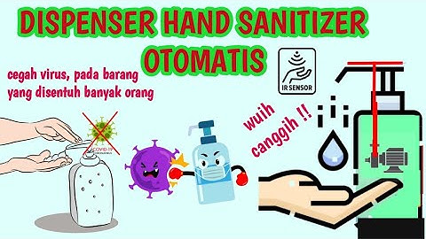 Cara membuat dispenser hand sanitizer otomatis tanpa arduino |自動手指消毒剤製作方法(Arduino 抜き)