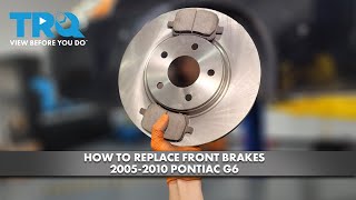 How to Replace Front Brakes 2005-2010 Pontiac G6 screenshot 3