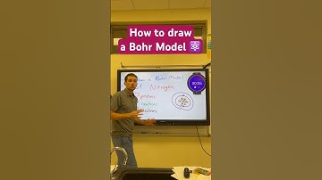 How to draw a Bohr Model of Nitrogen #chemistry #atoms