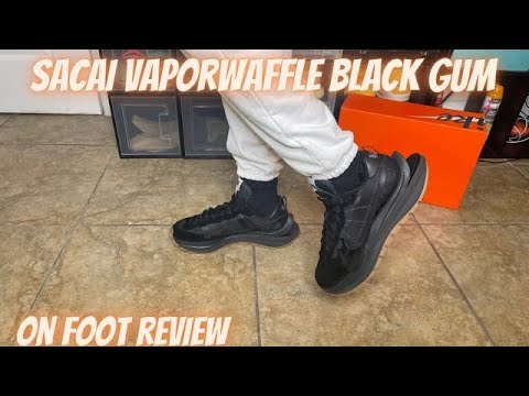 Nike Vaporwaffle Sacai Black Gum Review + On Foot Review & sizing Tips