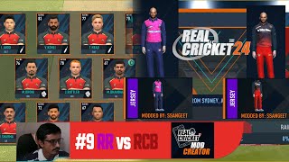 Mod Creator : RR vs RCB: Rajasthan Royals vs Royal Challengers Bangalore Real Cricket 24 Ipl 2024