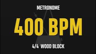 400 BPM 4/4 - Best Metronome (Sound : Wood block)