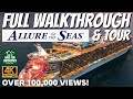 2022 Royal Caribbean Allure of the Seas Walkthrough and Tour in 4K