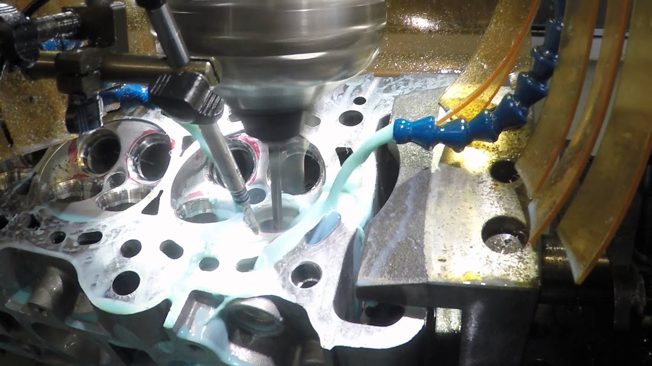 Cylinder Head 102 MultiAngle CNC Intake Valve Job YouTube