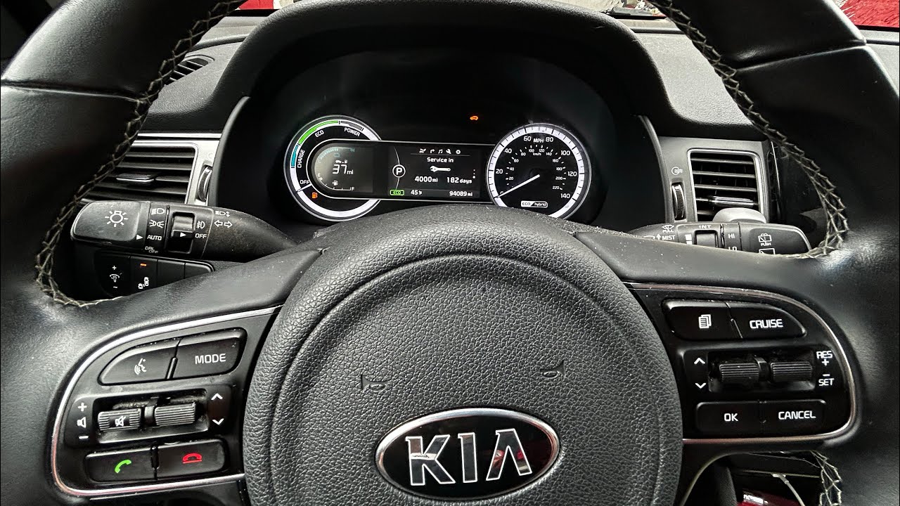 2017 Kia niro, how to reset/turn on oil service interval light YouTube