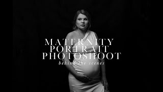 Maternity Studio Fashion Photoshoot - Behind the Scenes