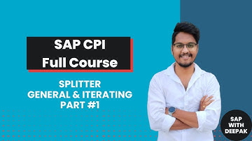 12. Splitter Part 1 | Difference between General and Iterating Splitters