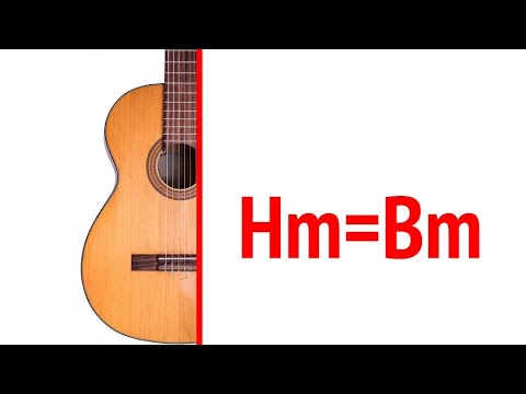 Как играть аккорд Bm (Hm) на гитаре? Си минор