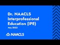 Dr NAACLS May 2025 Dr NAACLS May 2025