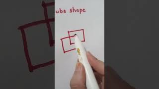 How to draw cube and cuboid shape in math(4)