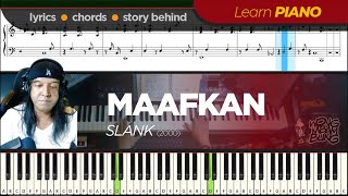 SLANK - Maafkanlah (piano tutorial) andre d'crow