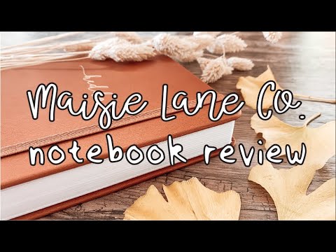 Best 160gsm notebook?? | Maisie Lane Co notebook review