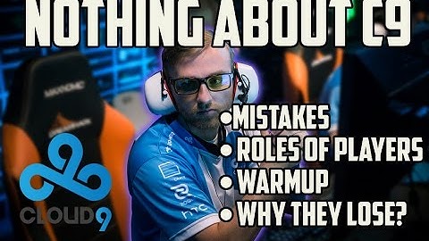Jordan "n0thing" Gilbert reveals interesting facts about Cloud9