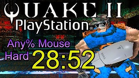 Quake II (PSX) speedrun - Any% Mouse - Hard - 28m52s [WR]