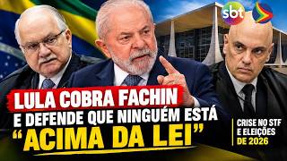 Lula pressures Fachin amid STF crisis and issues warning during Moraes trial