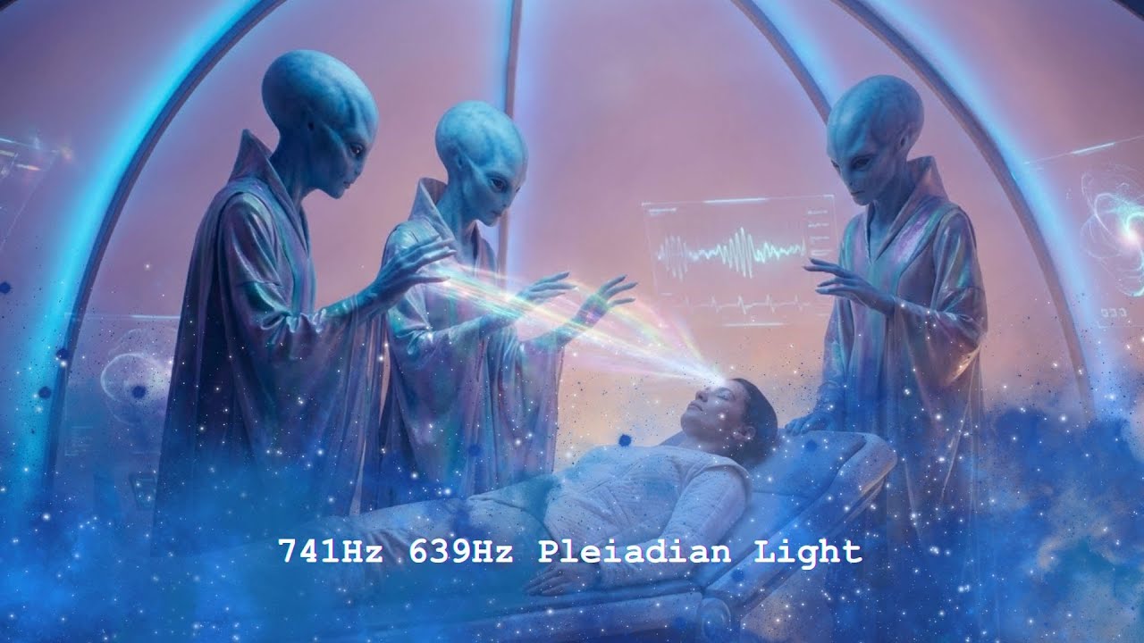 Spiritual Awakening 741Hz 639Hz Pleiadian Light Codes 5D Activation ...