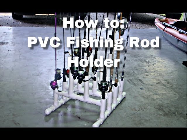 How to make a PVC Fishing Rod Holder 