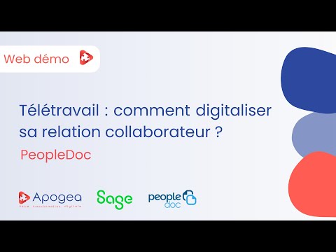 WEB DÉMO | PeopleDoc | Télétravail : comment digitaliser la relation collaborateur ?