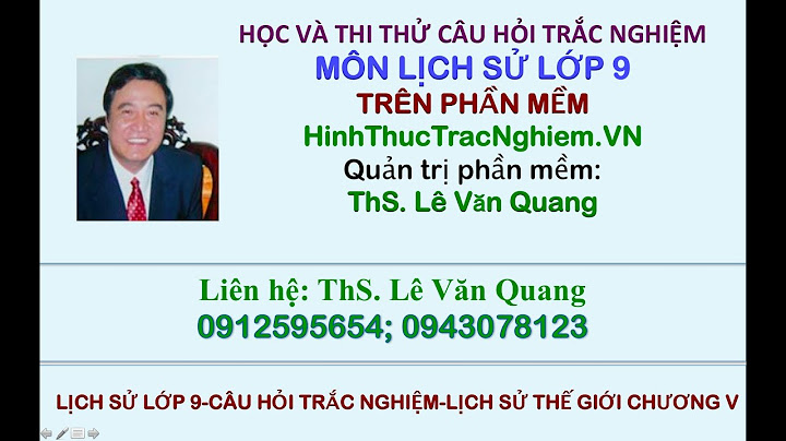 Bài tập trắc nghiệm lịch sử 9 bài 30 năm 2024