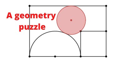 Inscribing a semicircle and a circle in a semicircle