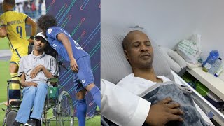 لحظة وفاة خميس العويران لاعب المنتخب السعودي رحمه الله !!