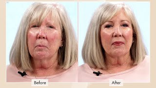 How to Create Eyebrows Without Eyebrows  Unbelievable Trick! | Nikol Johnson | Fierce Aging