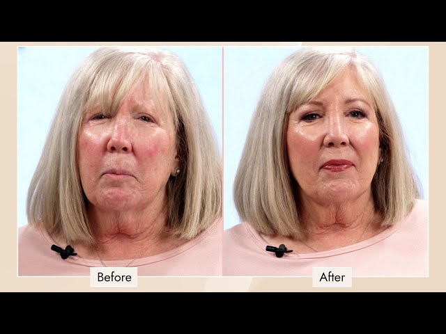 How to Create Eyebrows Without Eyebrows - Unbelievable Trick! | Nikol Johnson | Fierce Aging class=