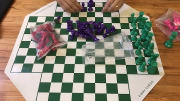 BỘ CỜ VUA 4 NGƯỜI | FOUR PLAYER CHESS