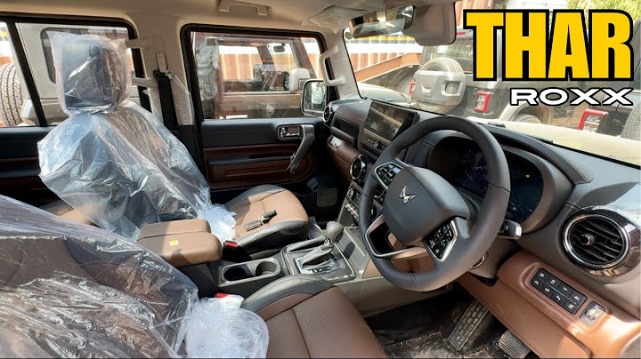 New UPDATED Mahindra Thar Roxx 2025 ❤️ Mocha Brown Interiors | Top Model Ax7L - Diesel Automatic