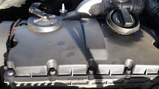 1.9 Tdi Clogged pneumothorax or gasket under the valve cover for the ass? Gasket replacement