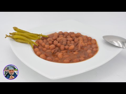 Frijoles al estilo peruano -  alubias pintas - alubias con verduras -recetas de Javier Romero