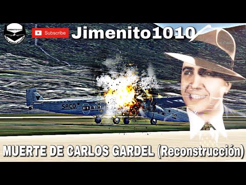 MUERTE 😔 DE CARLOS GARDEL 📹🎶 (Reconstrucción) EL REY 👑 DEL TANGO