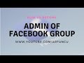 Become admin of Facebook groups- 2018| Social Media Tips