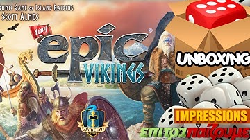 Tiny Epic Vikings - Unboxing & Impressions by Epitrapaizoume.gr