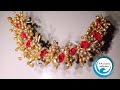 How to make Hair brooch at home/very easy bridel wedding hair accessories /easy tiaras/ gajara /ven