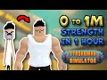 0 to 1 million strength under 1 hour 