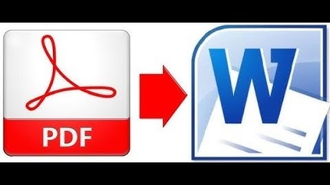 Hướng Dẫn Chuyển File PDF Sang Word Không Cần Phần mềm - Không Bị Lỗi Font  💻 PDF to Word
