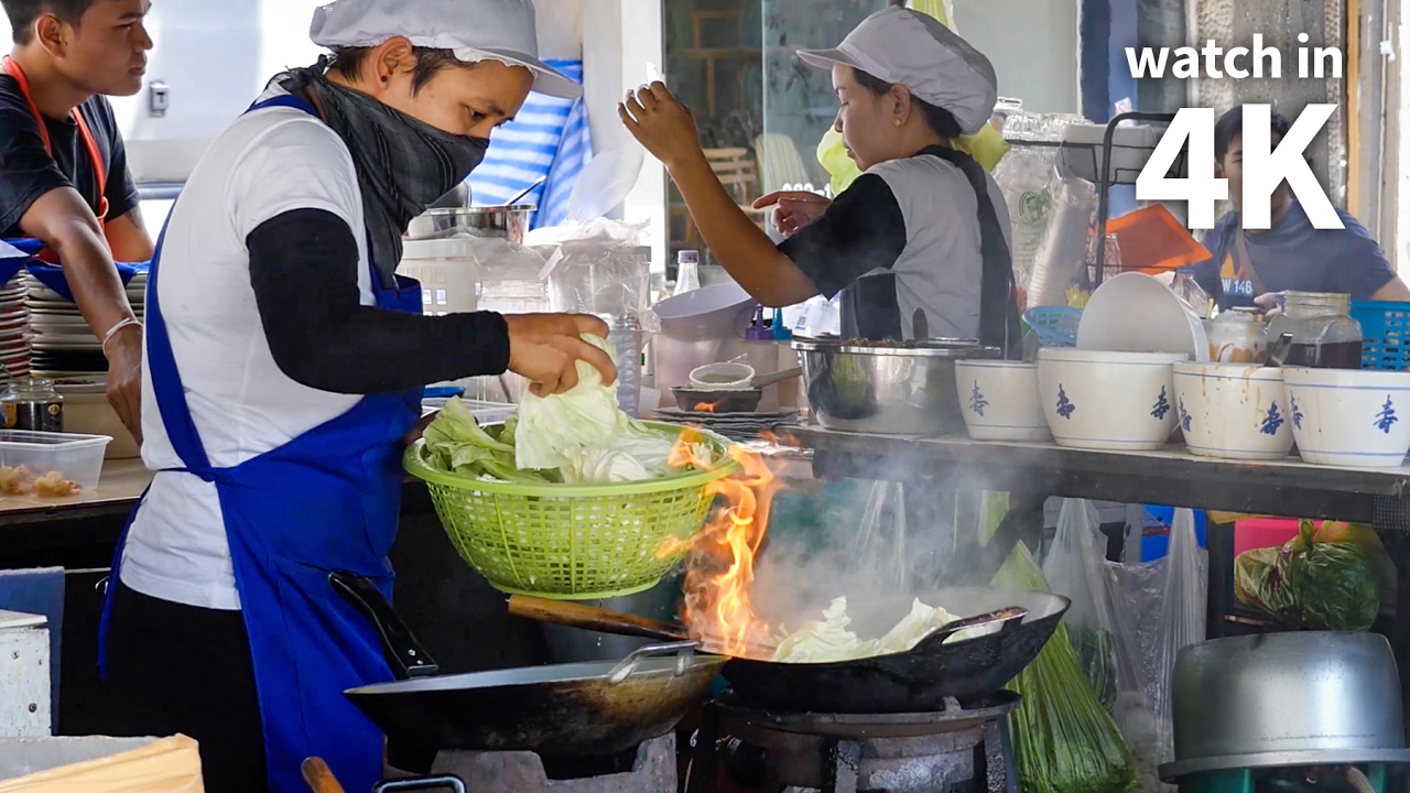 Thai Street Food of Your Dreams in Bangkok (ร้าน หน่องริมคลอง) - Giant Pad Kee Mao Crab! | Mark Wiens