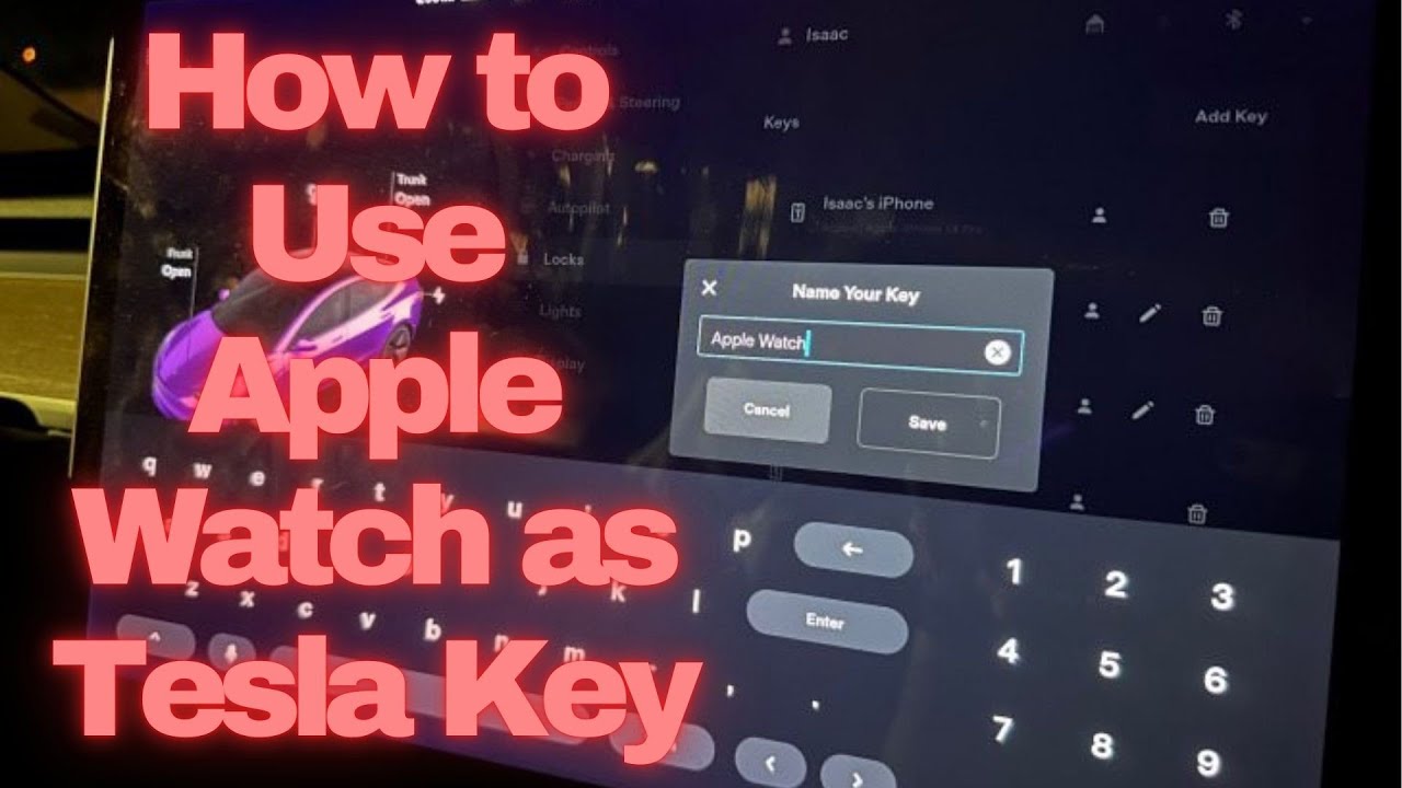 How To Use Apple Watch As Tesla Key