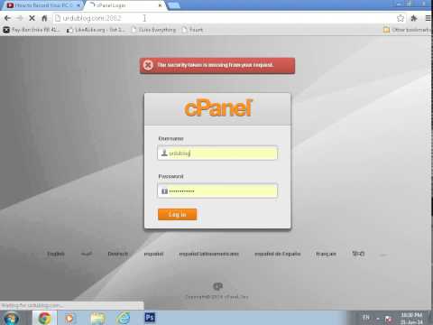 How to open Cpanel and webmail of your website